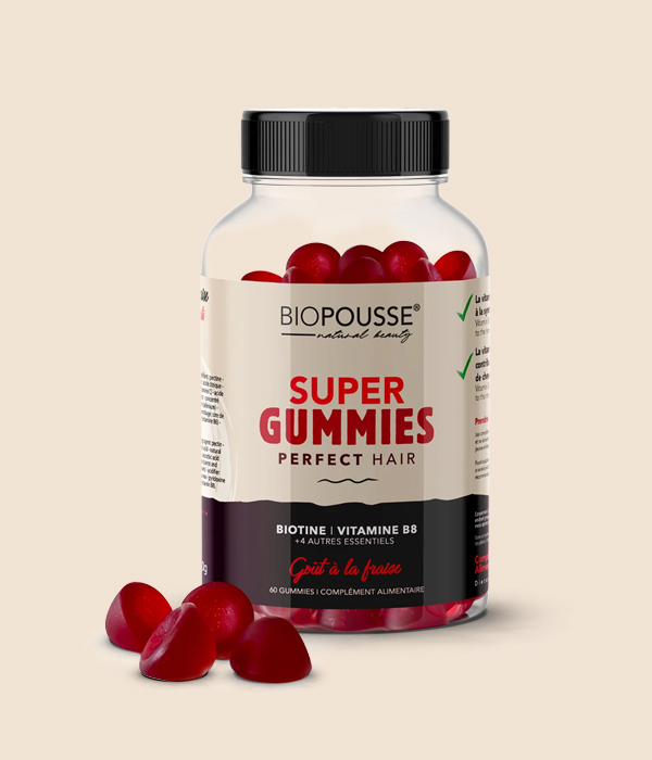 Super Gummies - pousse de cheveux Vitamine B8